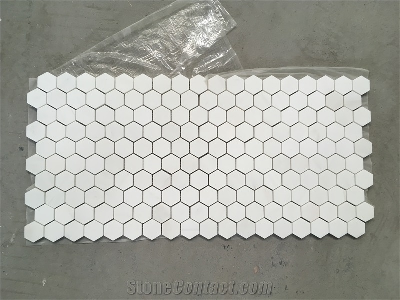 Marble Chipped Msoaic Floor 1X1 Dolomite Backsplash Tile