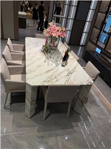 Marble Dining Table Furniture Calacatta Viola Coffee Table