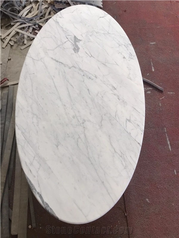 Marble Stone Furniture Statuario Dining Coffee Table 