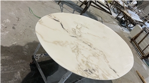 Patagonia Granite Waterjet Table Top, Oval Conference Table