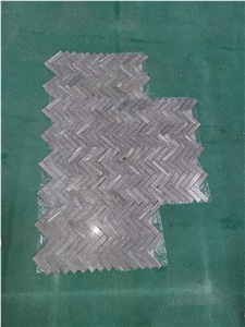 Quartzite Kitchen Floor Mosaic Vals Herringbone Backsplash 