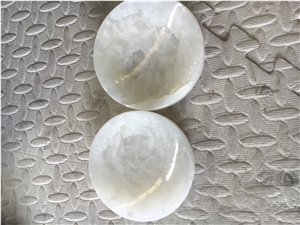 Stone Dining Accessories White Onyx Tea Tray Stone Dishes