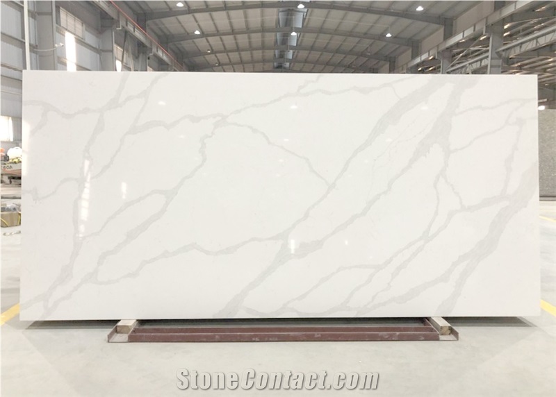 Calacatta Bianco Artificial Stone Slab