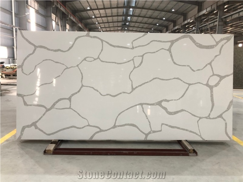 Calacatta Classique Quartz Stone Slab Calacatta