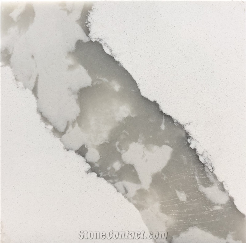 Calacatta Manhattan Artificial Carrara Quartz Stone Slab 