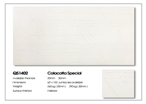 Monte Nero Marquina Calacatta Quartz Stone