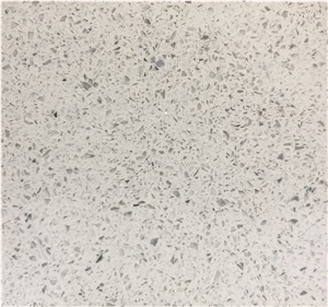 Sparking White Engineered Stone Slab,Quartz Stone Slabs