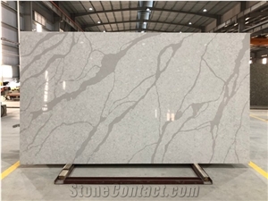 VG 1403 Calacatta Grey Quartz Stone Artificial