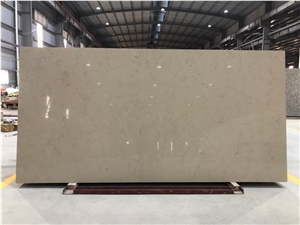 VG 2307 Artificial Carrara Quartz Stone Slab Calacatta