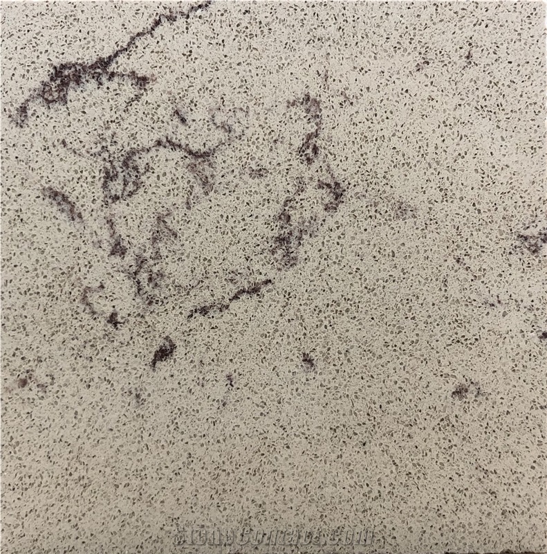 VG 2307 Artificial Carrara Quartz Stone Slab Calacatta