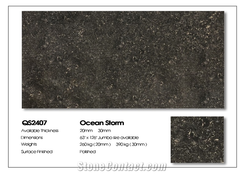 VG 2407 Artificial Carrara Quartz Stone Slab Calacatta