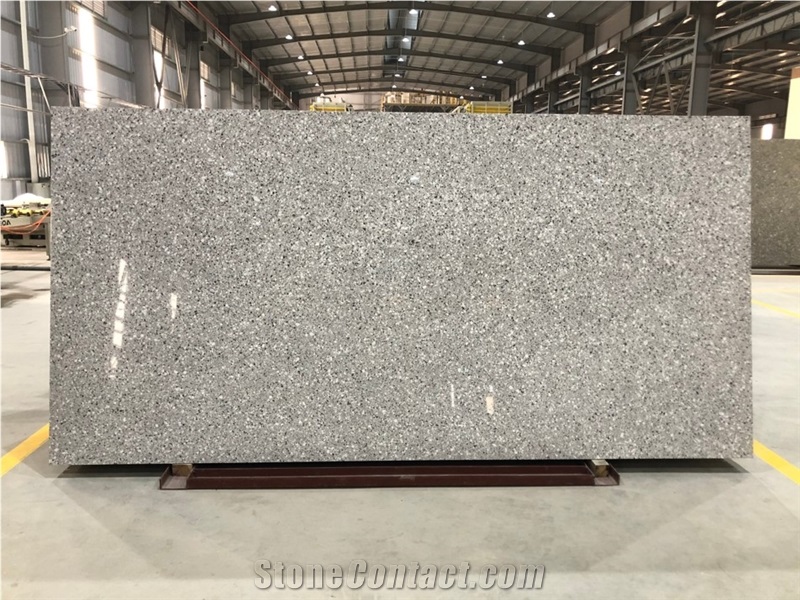 VG 2501 Artificial Carrara Quartz Stone Slab Calacatta