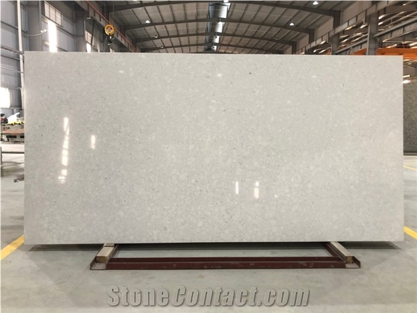 VG 2601 Bianco River Artificial Quartz Stone Slab 