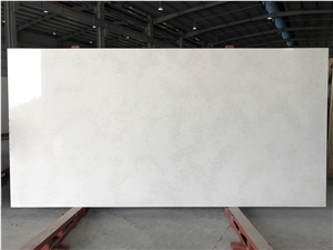 VG 2801 Artificial Carrara Quartz Stone Slab Calacatta