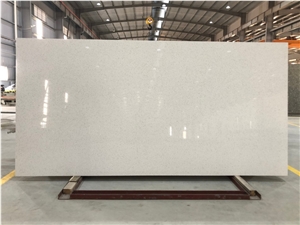 VG 3302 Pearl White Quartz Stone Slab