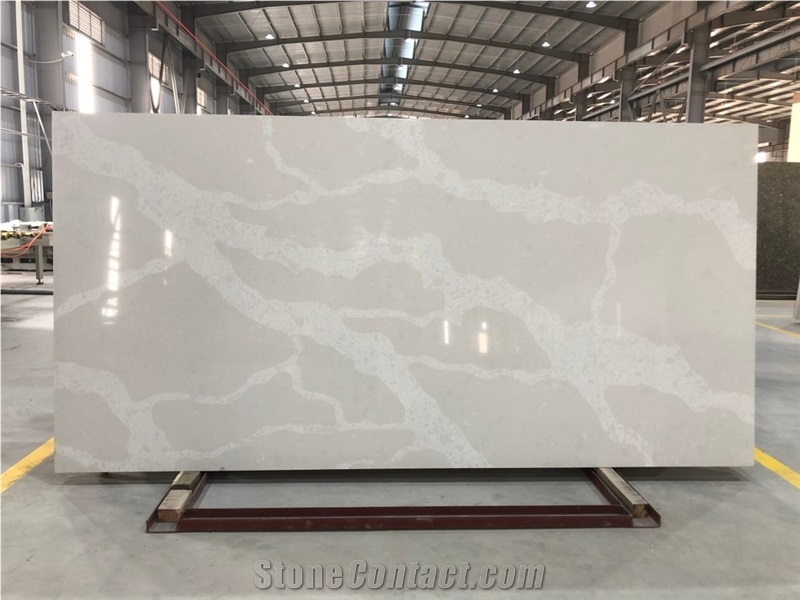 VG1406 Calacatta Twilight Quartz Slabs,Artificial Marble Slabs