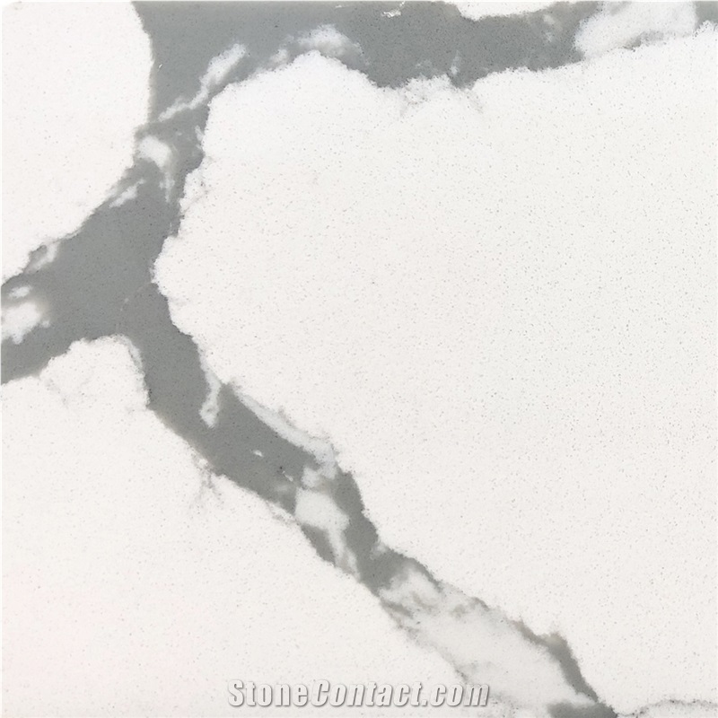 VG1502 Calacatta Lighting Quartz Slabs,Artificial Marble Slabs