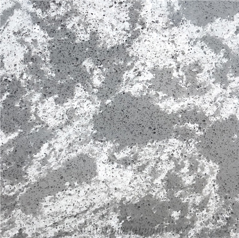 VG1505 Marbella Black Quartz Slabs,Artificial Stone Slabs