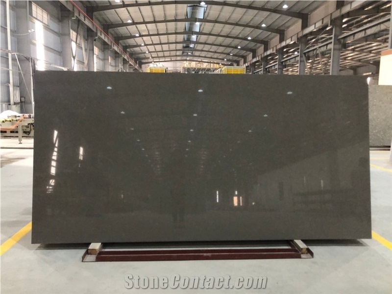 VG2302 Artificial Carrara Quartz Stone Slab Calacatta