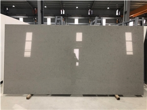 VG2605 Artificial Carrara Quartz Stone Slab Calacatta