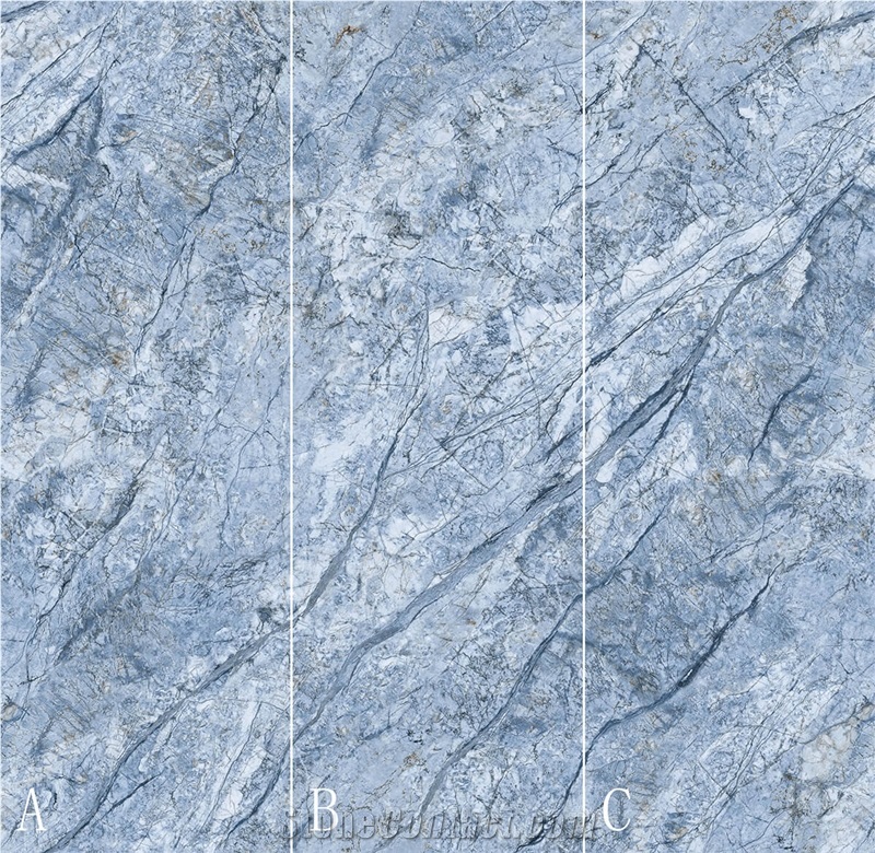 Bluish Lake Sintered Stone Slab