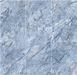 Bluish Lake Sintered Stone Slab