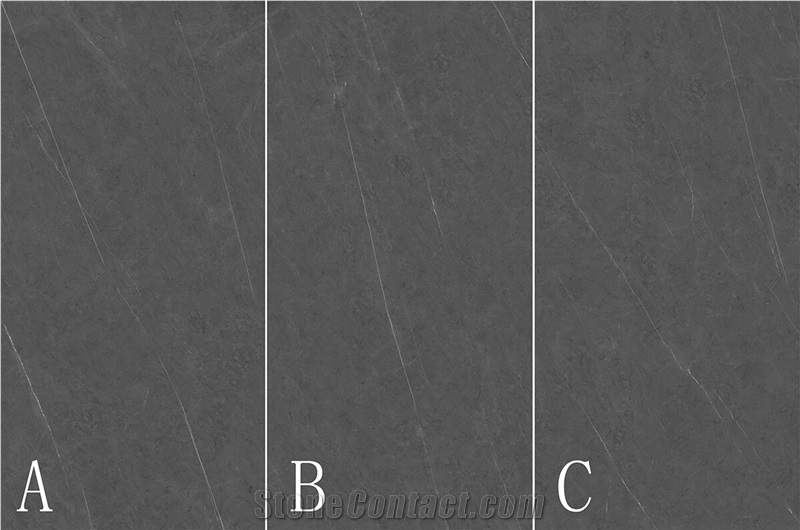 Bulgaria Dark Grey Sintered Stone Slab