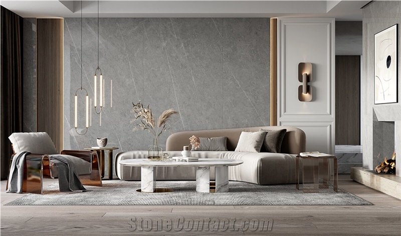 Bulgaria Grey Sintered Stone Slab