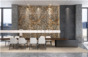 Crystal Brown Sintered Stone Slab