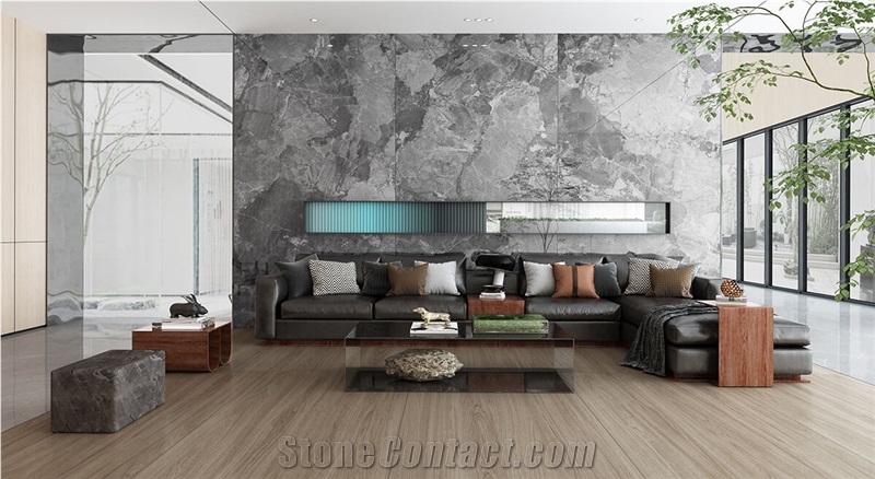 Elvin Grey Sintered Stone Slab