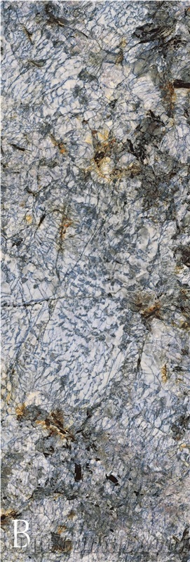 Glazed Blue Sintered Stone Slab