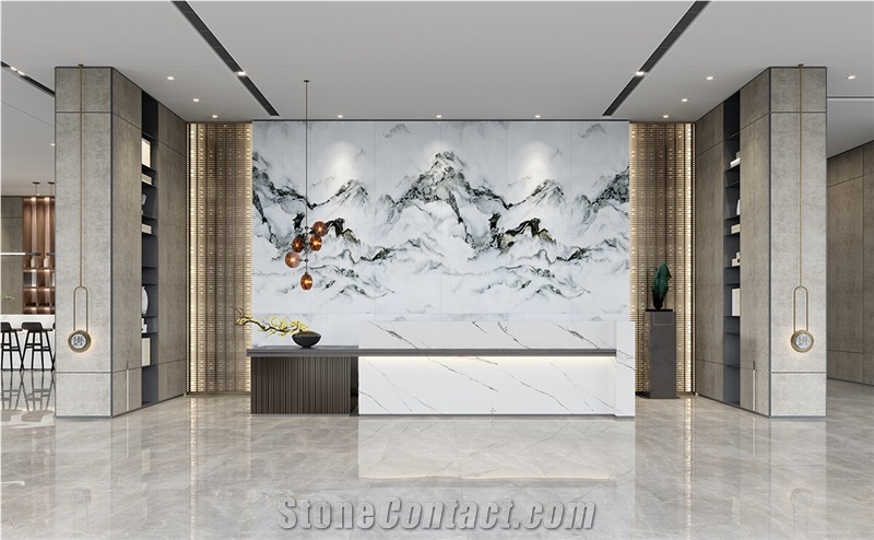 Paint Mountain Range Sintered Stone Slab