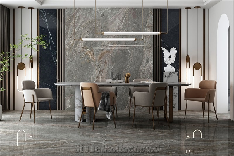 Savart Grey Sintered Stone Slab