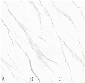 Silky White Sintered Stone Slab