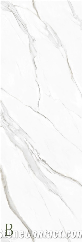 Silky White Sintered Stone Slab