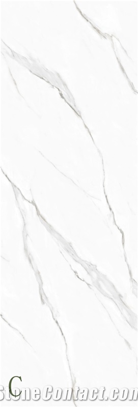 Silky White Sintered Stone Slab