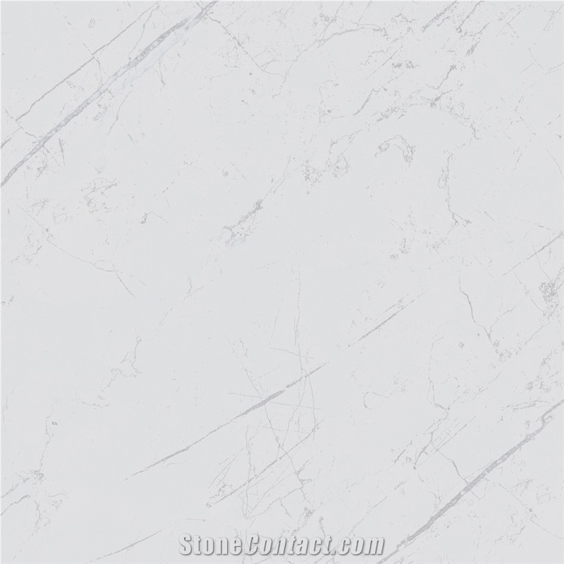 Light Grey Marble Look Sintered Stone 5-JH268022