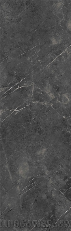 Modern Charcoal Marble Look Sintered Slab 5-JH268023