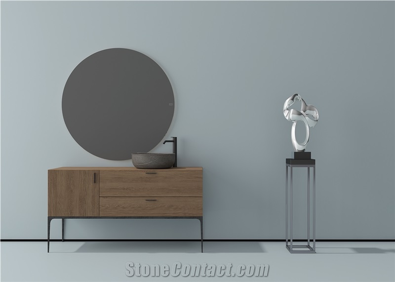 Morandi Grey Smooth Matte Sintered Slab 2S07QD080260-5320S