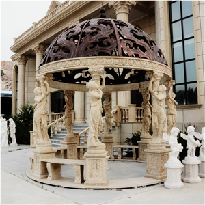 Beige Granite Gazebo Beige Granite Gazebo