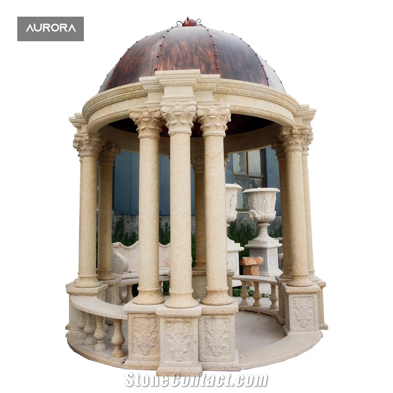 Brown Granite Gazebo