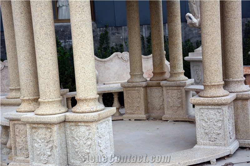 Brown Granite Gazebo