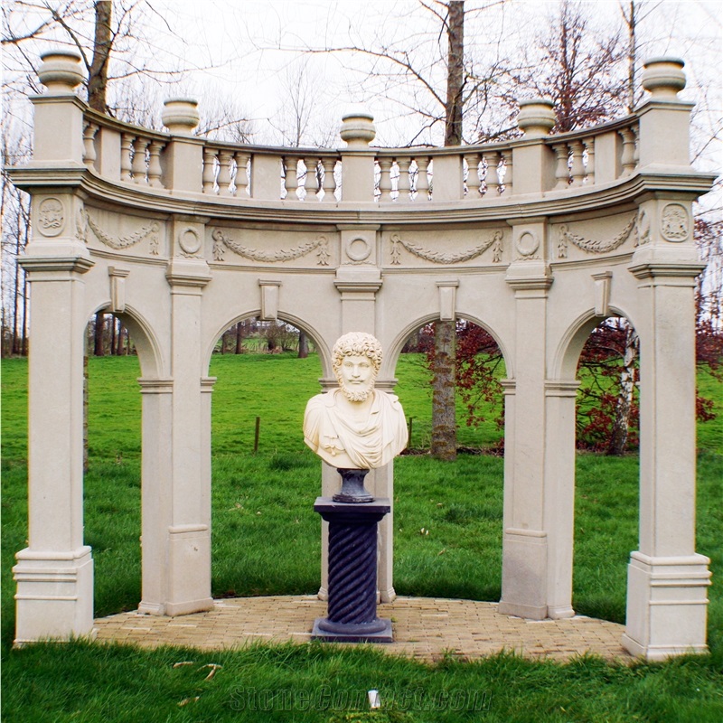 Green Sandstone Garden Gazebo