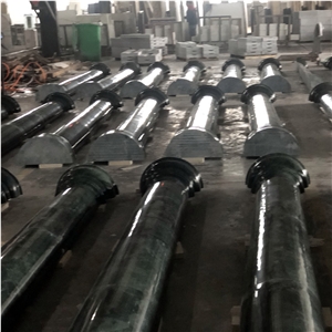 India Green Marble Column Doric Style