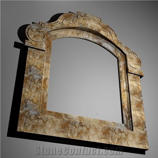 Large Window Frame In Travertine