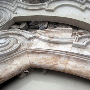 Large Window Frame In Travertine