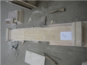 Travertine Doric Pilaster 10' High