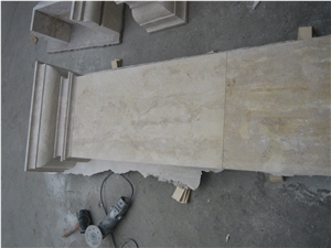 Travertine Doric Pilaster 10' High