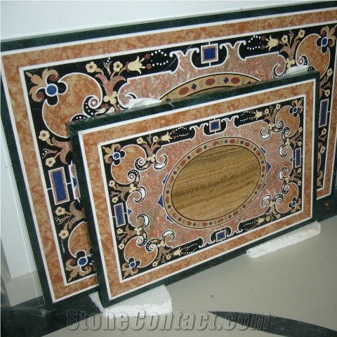 Waterjet Medallion Top Coffee Table