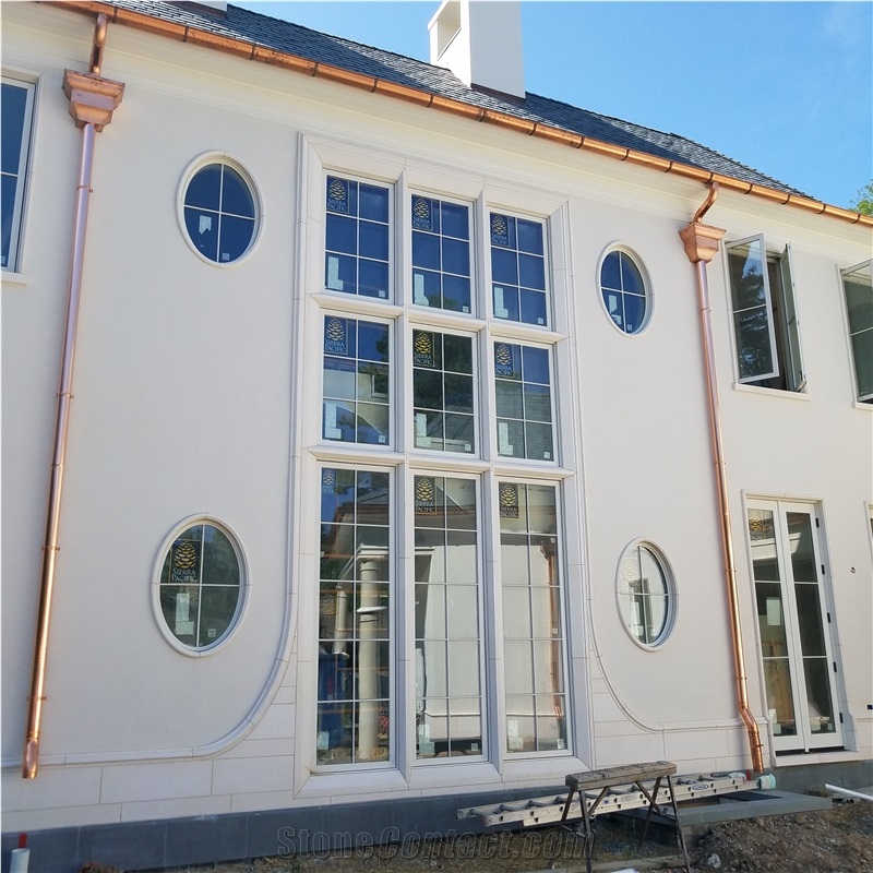 White  Liemstone Window Frame